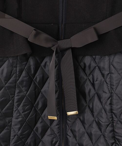 Dear Princess / ディア プリンセス その他アウター | 異素材ドッキング　ロングコート | 詳細6