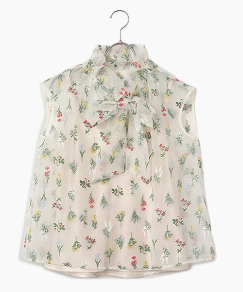Dear Princess / ディア プリンセス シャツ・ブラウス | ボタニカルプリント　リボンブラウス | 詳細3