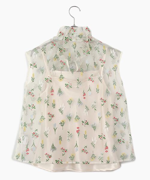 Dear Princess / ディア プリンセス シャツ・ブラウス | ボタニカルプリント　リボンブラウス | 詳細4