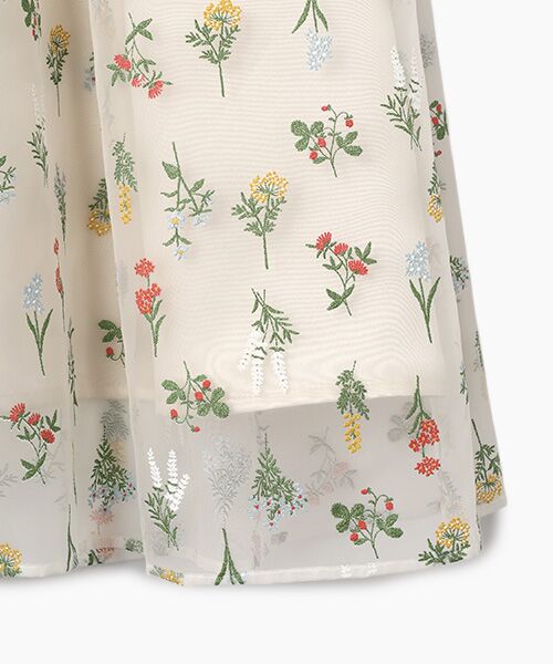 Dear Princess / ディア プリンセス ミニ・ひざ丈スカート | ボタニカルプリント　ティアードスカート | 詳細4