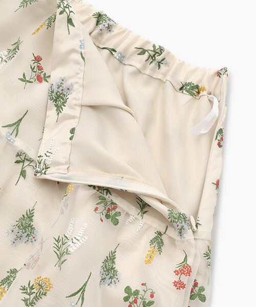 Dear Princess / ディア プリンセス ミニ・ひざ丈スカート | ボタニカルプリント　ティアードスカート | 詳細5