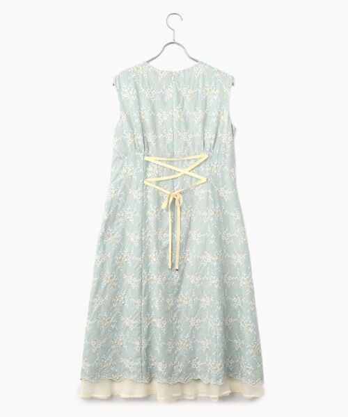 Dear Princess / ディア プリンセス ミニ丈・ひざ丈ワンピース | エンブレース刺繍　バックリボンワンピース | 詳細2