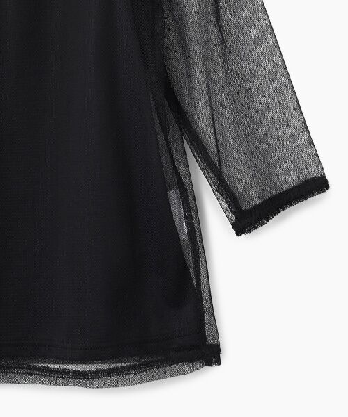 Dear Princess / ディア プリンセス カットソー | ドットチュール　ハイネックカットソー | 詳細3