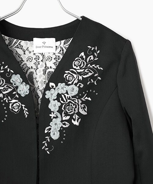 Dear Princess / ディア プリンセス ノーカラージャケット | スリットスリーブ　ノーカラージャケット | 詳細2