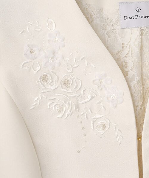 Dear Princess / ディア プリンセス ノーカラージャケット | スリットスリーブ　ノーカラージャケット | 詳細7