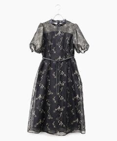 Dear Princess / ディア プリンセス ミニ丈・ひざ丈ワンピース | オーガンジープリント　ワンピース　