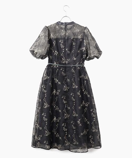 Dear Princess / ディア プリンセス ミニ丈・ひざ丈ワンピース | オーガンジープリント　ワンピース　 | 詳細1