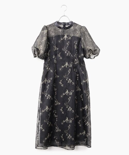 Dear Princess / ディア プリンセス ミニ丈・ひざ丈ワンピース | オーガンジープリント　ワンピース　 | 詳細2