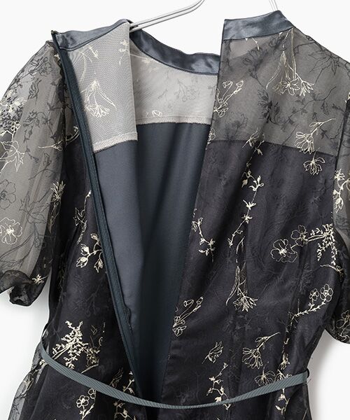 Dear Princess / ディア プリンセス ミニ丈・ひざ丈ワンピース | オーガンジープリント　ワンピース　 | 詳細6