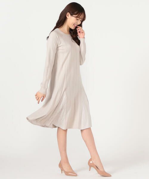 セール レース切替aラインニットワンピース ロング マキシ丈ワンピース Debut De Fiore デビュードフィオレ ファッション通販 タカシマヤファッションスクエア