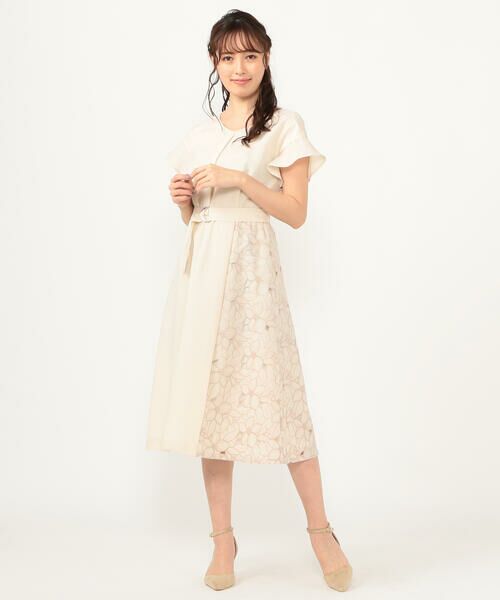 セール サイドカットワークワンピース ロング マキシ丈ワンピース Debut De Fiore デビュードフィオレ ファッション通販 タカシマヤファッションスクエア