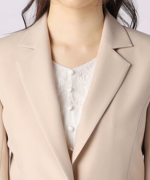 セール テーラードジャケット ベージュ その他アウター Debut De Fiore デビュードフィオレ ファッション通販 タカシマヤファッションスクエア