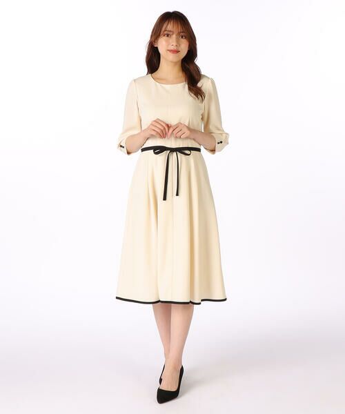 セール バイカラージャージーワンピース ロング マキシ丈ワンピース Debut De Fiore デビュードフィオレ ファッション通販 タカシマヤファッションスクエア