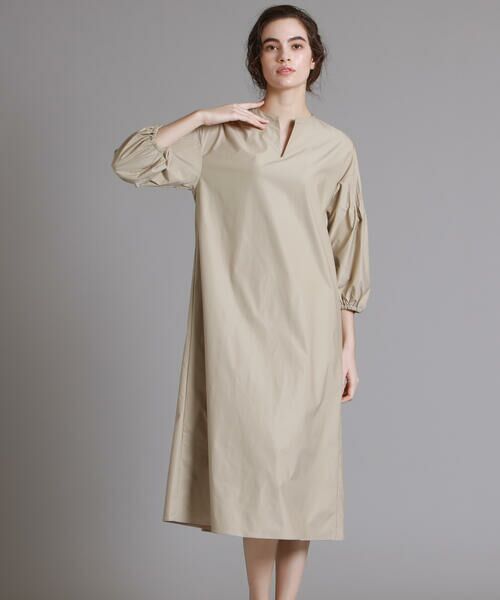 セール タフタ素材のカフタンドレス ワンピース De Classe Lautreamont デュクラス ロートレアモン ファッション通販 タカシマヤファッションスクエア