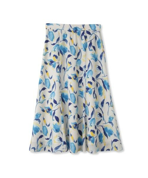 DE CLASSE LAUTREAMONT / デュクラス ロートレアモン ミニ・ひざ丈スカート | チューリッププリントスカート≪手洗い可能≫ | 詳細1