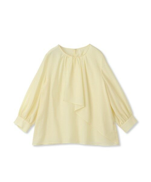 DE CLASSE LAUTREAMONT/デュクラス ロートレアモン FROST CHIFFONブラウス≪手洗い可能≫ イエロー 9号 DE CLASSE LAUTREAMONT/デュクラス ロートレアモン FROST CHIFFONブラウス≪手洗い可能≫ イエロー 9号