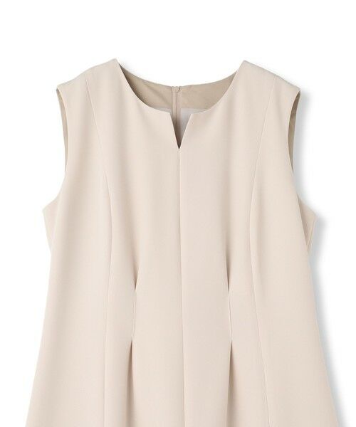 DE CLASSE LAUTREAMONT / デュクラス ロートレアモン ロング・マキシ丈ワンピース | ダブルクロスノースリーブワンピース≪手洗い可能≫ | 詳細2