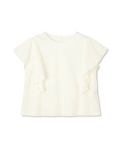 DE CLASSE LAUTREAMONT / デュクラス ロートレアモン カットソー | ラッフルスリーブコンパクトカットソー≪洗濯機で洗える≫