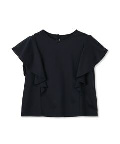 DE CLASSE LAUTREAMONT / デュクラス ロートレアモン カットソー | ラッフルスリーブコンパクトカットソー≪洗濯機で洗える≫