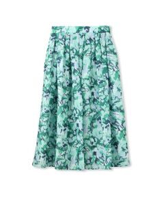 DE CLASSE LAUTREAMONT / デュクラス ロートレアモン ミニ・ひざ丈スカート | フローラルプリントスカート≪洗濯機で洗える≫