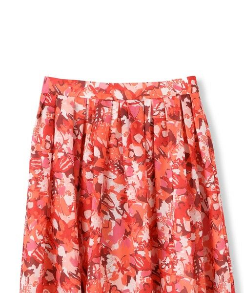 DE CLASSE LAUTREAMONT / デュクラス ロートレアモン ミニ・ひざ丈スカート | フローラルプリントスカート≪洗濯機で洗える≫ | 詳細2