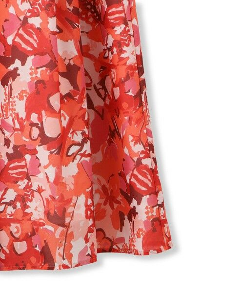 DE CLASSE LAUTREAMONT / デュクラス ロートレアモン ミニ・ひざ丈スカート | フローラルプリントスカート≪洗濯機で洗える≫ | 詳細4