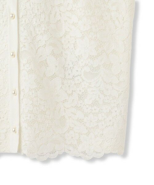 DE CLASSE LAUTREAMONT / デュクラス ロートレアモン カーディガン・ボレロ | ボタニカルレース×ニットカーディガン | 詳細4