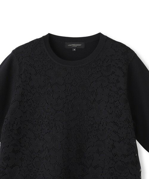 DE CLASSE LAUTREAMONT / デュクラス ロートレアモン ニット・セーター | ボタニカルレース×ニットプルオーバー | 詳細2