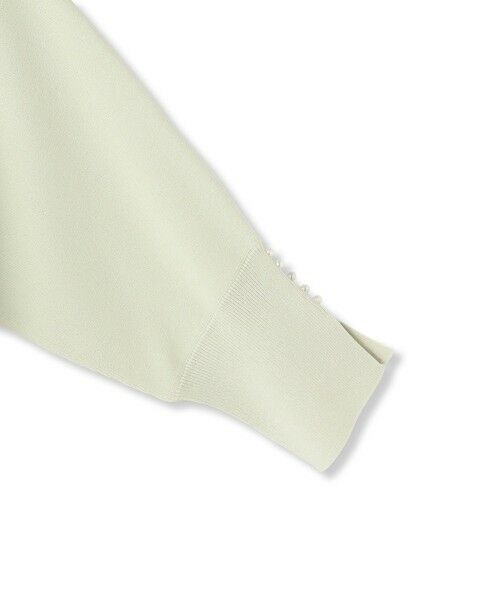 DE CLASSE LAUTREAMONT / デュクラス ロートレアモン ニット・セーター | 袖パール付き 5分袖ニット | 詳細3