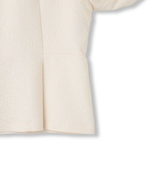 DE CLASSE LAUTREAMONT / デュクラス ロートレアモン シャツ・ブラウス | フォルムスリーブ ジャガードブラウス≪手洗い可能≫ | 詳細4