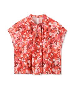 DE CLASSE LAUTREAMONT / デュクラス ロートレアモン シャツ・ブラウス | フローラルスタンドカラーブラウス≪洗濯機で洗える≫