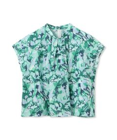 DE CLASSE LAUTREAMONT / デュクラス ロートレアモン シャツ・ブラウス | フローラルスタンドカラーブラウス≪洗濯機で洗える≫