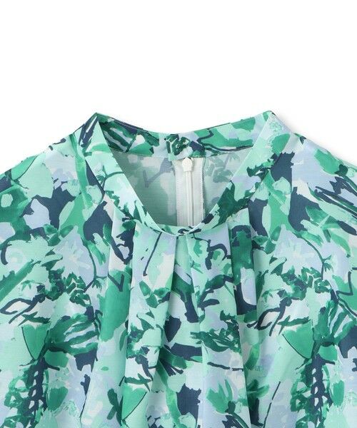 DE CLASSE LAUTREAMONT / デュクラス ロートレアモン シャツ・ブラウス | フローラルスタンドカラーブラウス≪洗濯機で洗える≫ | 詳細1