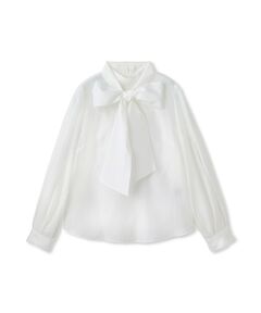 DE CLASSE LAUTREAMONT / デュクラス ロートレアモン シャツ・ブラウス | ボウタイスタンドカラーブラウス≪手洗い可能≫