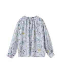 DE CLASSE LAUTREAMONT / デュクラス ロートレアモン シャツ・ブラウス | ハンドドローフフラワープリントブラウス≪洗濯機で洗える≫