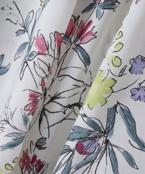 DE CLASSE LAUTREAMONT / デュクラス ロートレアモン シャツ・ブラウス | ハンドドローフフラワープリントブラウス≪洗濯機で洗える≫ | 詳細1