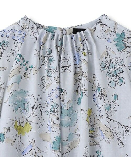 DE CLASSE LAUTREAMONT / デュクラス ロートレアモン シャツ・ブラウス | ハンドドローフフラワープリントブラウス≪洗濯機で洗える≫ | 詳細3