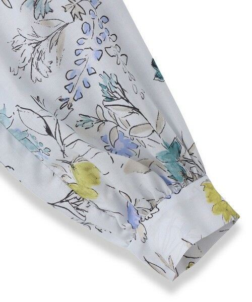 DE CLASSE LAUTREAMONT / デュクラス ロートレアモン シャツ・ブラウス | ハンドドローフフラワープリントブラウス≪洗濯機で洗える≫ | 詳細4