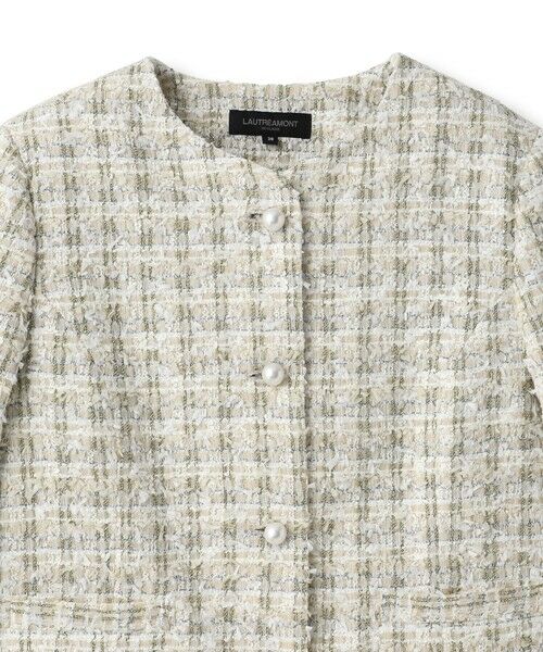 DE CLASSE LAUTREAMONT / デュクラス ロートレアモン テーラードジャケット | ラメファンシーツイードジャケット | 詳細3