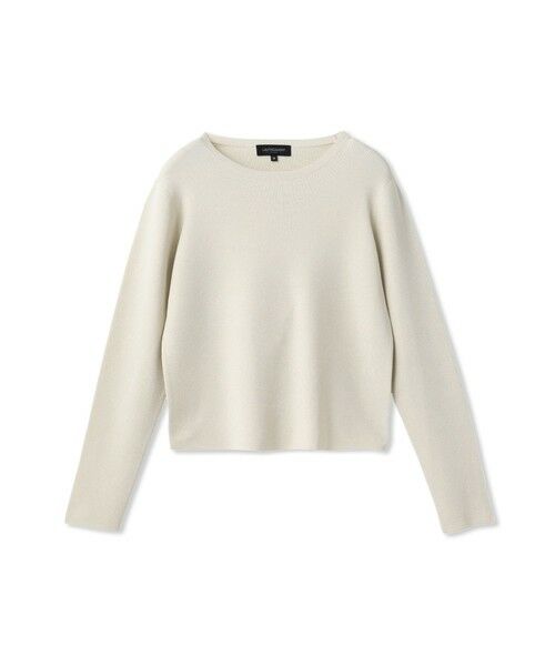 DE CLASSE LAUTREAMONT/デュクラス ロートレアモン ラメクルーネックニット オフホワイト 11号