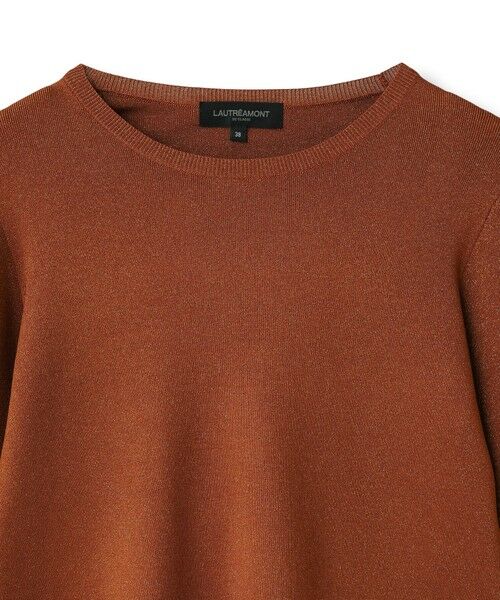DE CLASSE LAUTREAMONT / デュクラス ロートレアモン ニット・セーター | ラメクルーネックニット | 詳細4