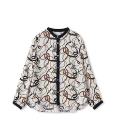 DE CLASSE LAUTREAMONT / デュクラス ロートレアモン シャツ・ブラウス | チェーンベルトプリントブラウス