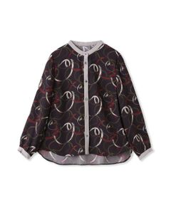 DE CLASSE LAUTREAMONT / デュクラス ロートレアモン シャツ・ブラウス | チェーンベルトプリントブラウス