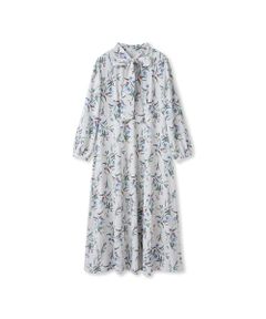 DE CLASSE LAUTREAMONT / デュクラス ロートレアモン ロング・マキシ丈ワンピース | ウィンターフラワープリントワンピース