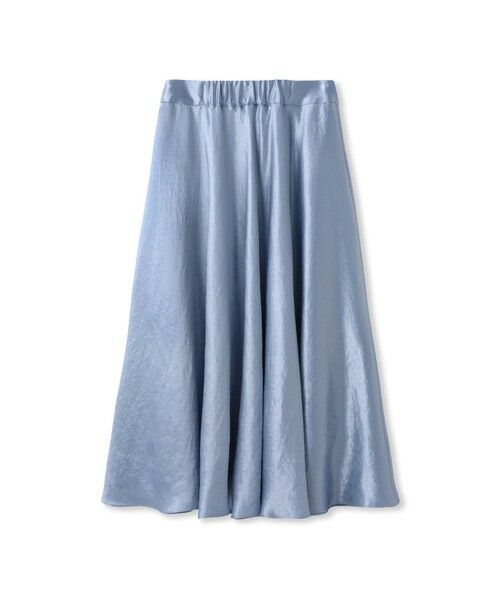 DE CLASSE LAUTREAMONT / デュクラス ロートレアモン ミニ・ひざ丈スカート | サテンフレアースカート | 詳細3