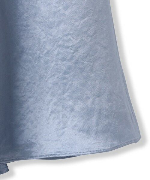 DE CLASSE LAUTREAMONT / デュクラス ロートレアモン ミニ・ひざ丈スカート | サテンフレアースカート | 詳細6