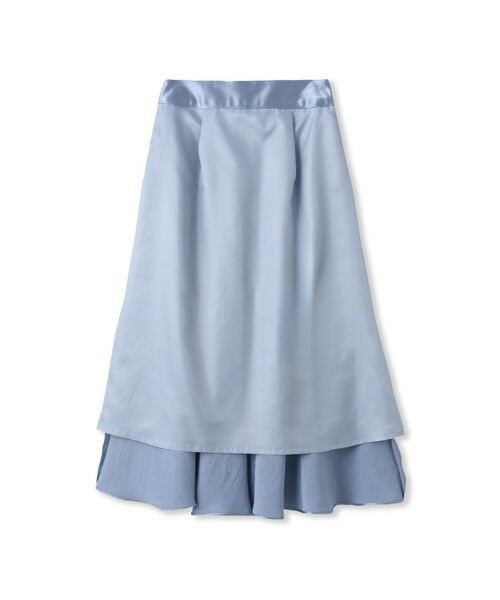 DE CLASSE LAUTREAMONT / デュクラス ロートレアモン ミニ・ひざ丈スカート | サテンフレアースカート | 詳細7