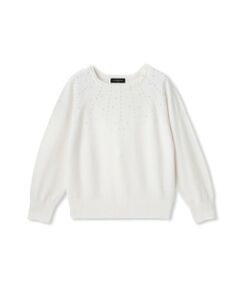 DE CLASSE LAUTREAMONT / デュクラス ロートレアモン ニット・セーター | パール刺繍ニットプルオーバー