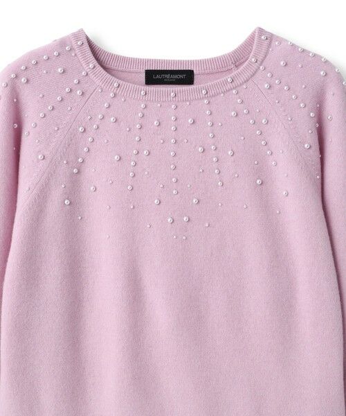 DE CLASSE LAUTREAMONT / デュクラス ロートレアモン ニット・セーター | パール刺繍ニットプルオーバー | 詳細2