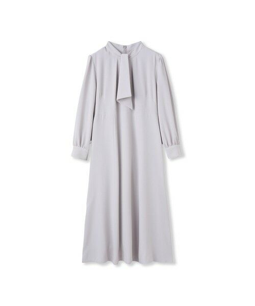 DE CLASSE LAUTREAMONT / デュクラス ロートレアモン ロング・マキシ丈ワンピース | バックサテンジョーゼットワンピース（ベージュ）